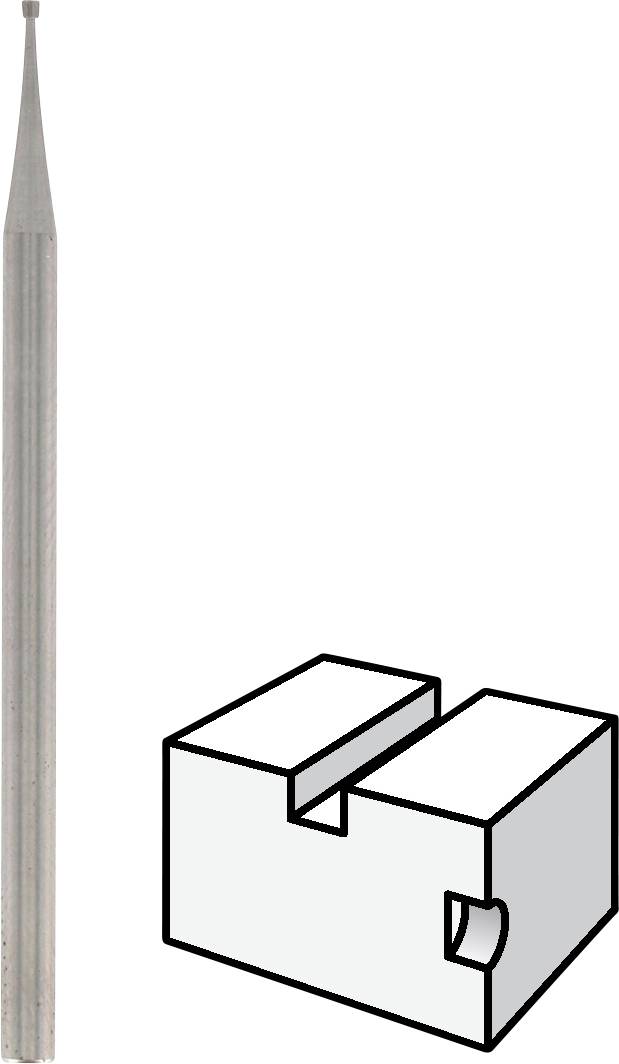 Dremel 26150108JA Engraving blade 0.8 mm Dremel 108 Shank diameter 2.4 mm 3 pc(s)