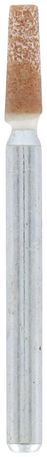 A red-orange cylindrical grinding head on a silver stem.