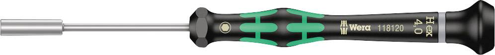 Screwdriver with ergonomic handle, slender shaft and brand imprint. Suitable for precise repair work.