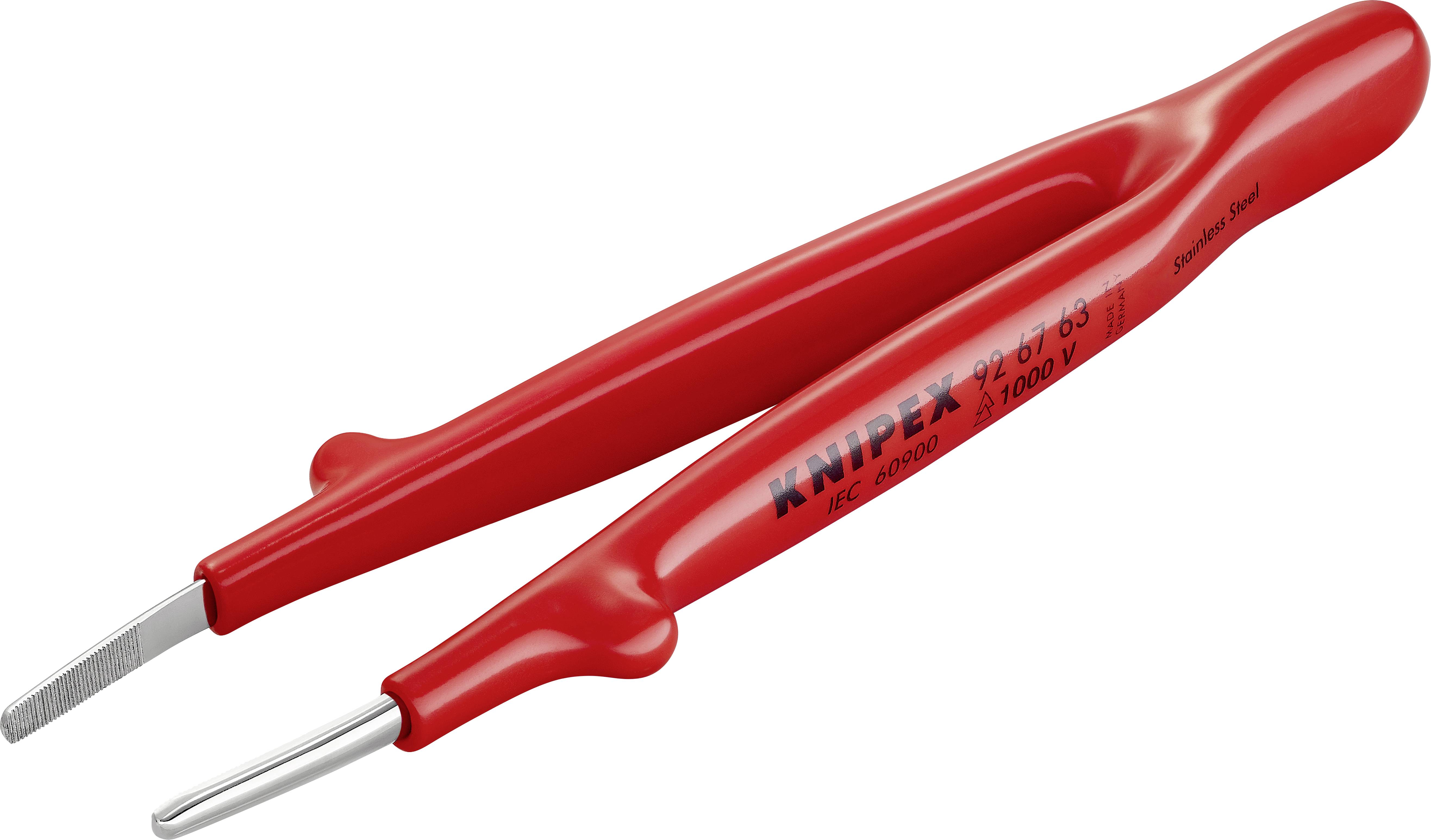 Robust, isolated pointed pliers for precise work under voltage up to 1000V. Suitable for electricians and electrical installations.
