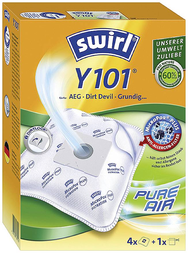 Swirl Y101 AirSpace Vacuum cleaner bag 4 pc(s)