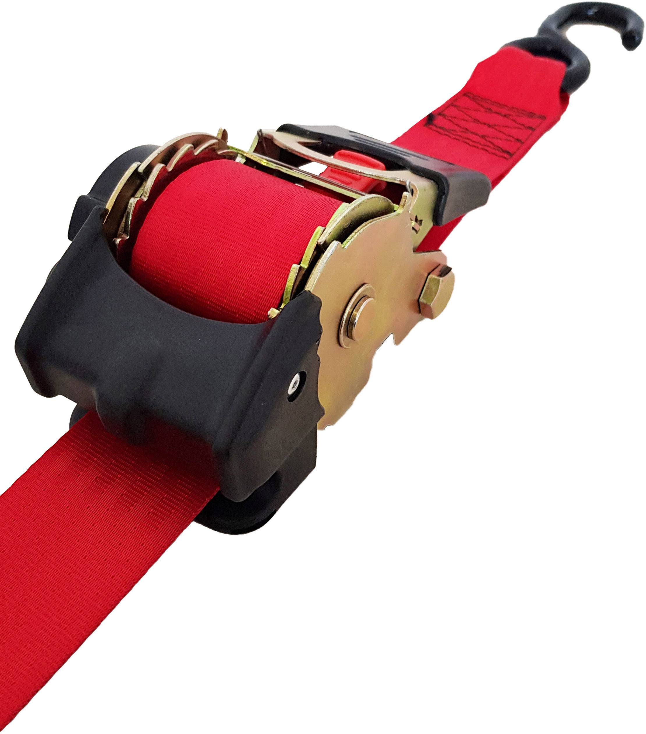 HP Autozubehör 12150 Auto-retractable ratchet strap Low lashing capacity (single/direct)=750 daN (L x W) 4.5 m x 50 mm Ratchet EN