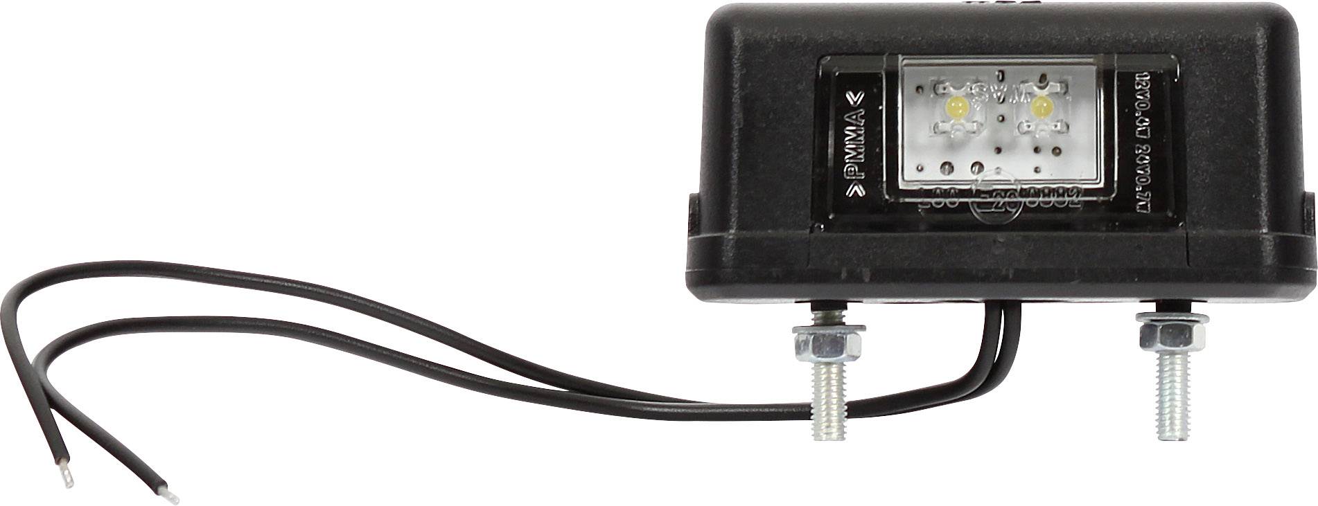 WAS Number plate light Number plate light rear 12 V