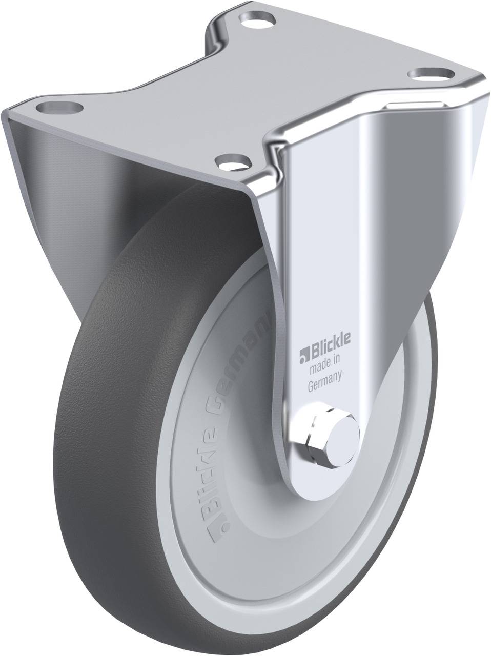 Blickle 298844 B-PTH 125K Fixed wheel Wheel diameter: 125 mm Load capacity (max.): 150 kg 1 pc(s)
