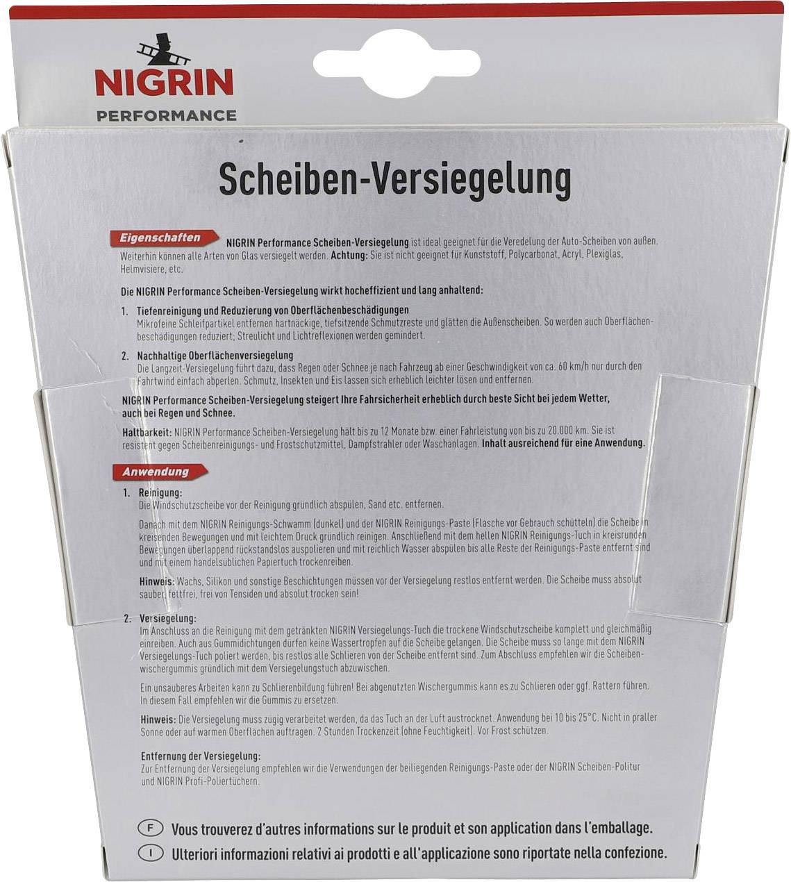 NIGRIN 10034000 PERFORMANCE Window sealant 1 Set