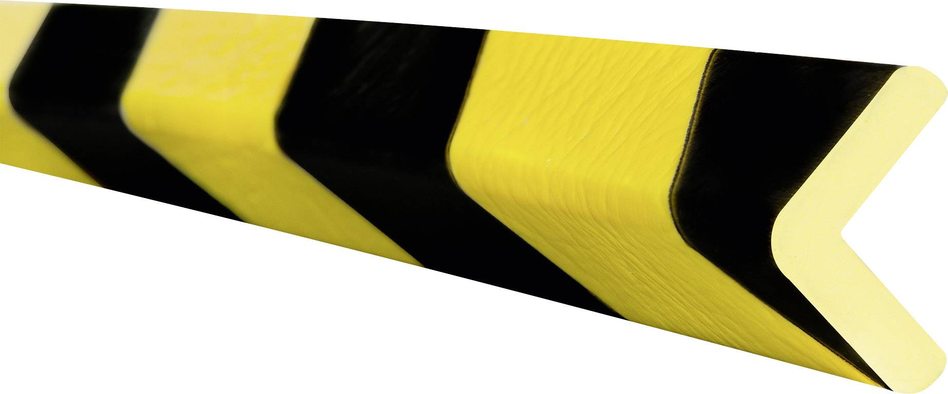 TRAFFIC-LINE EDGE PROTECTION, RIGHT ANGLE 26/26 SA, 5,000mm LENGTHS., YELLOW/BLACK