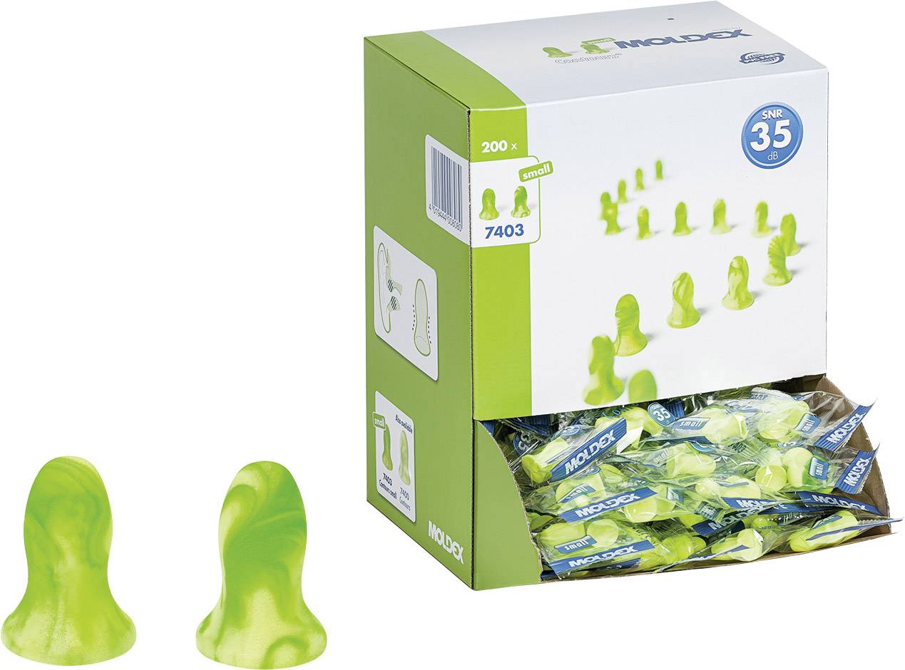 Moldex 740301 Contours small Protective ear plugs 35 dB Disposable 200 Pair