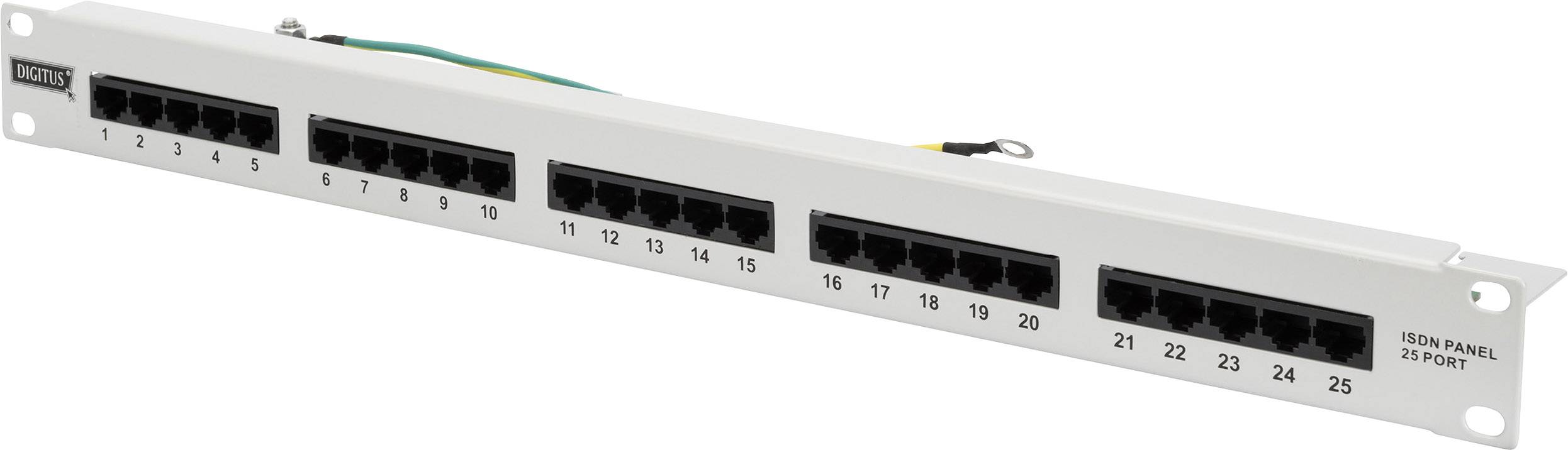 Digitus 25-KR/G ISDN patch panel