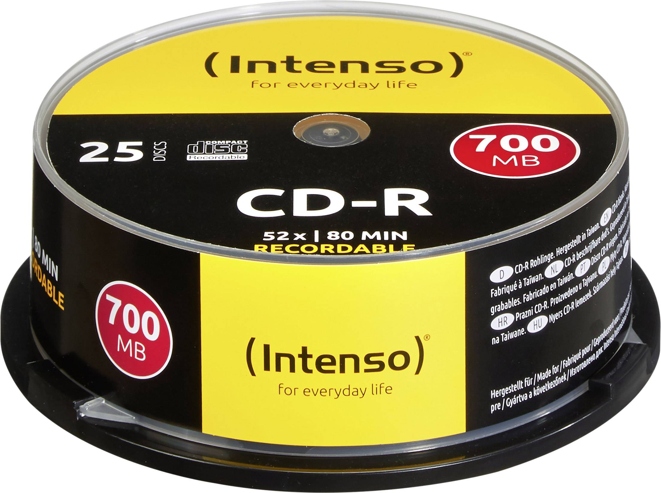 Intenso 1001124 Blank CD-R 80 700 MB 25 pc(s) Spindle