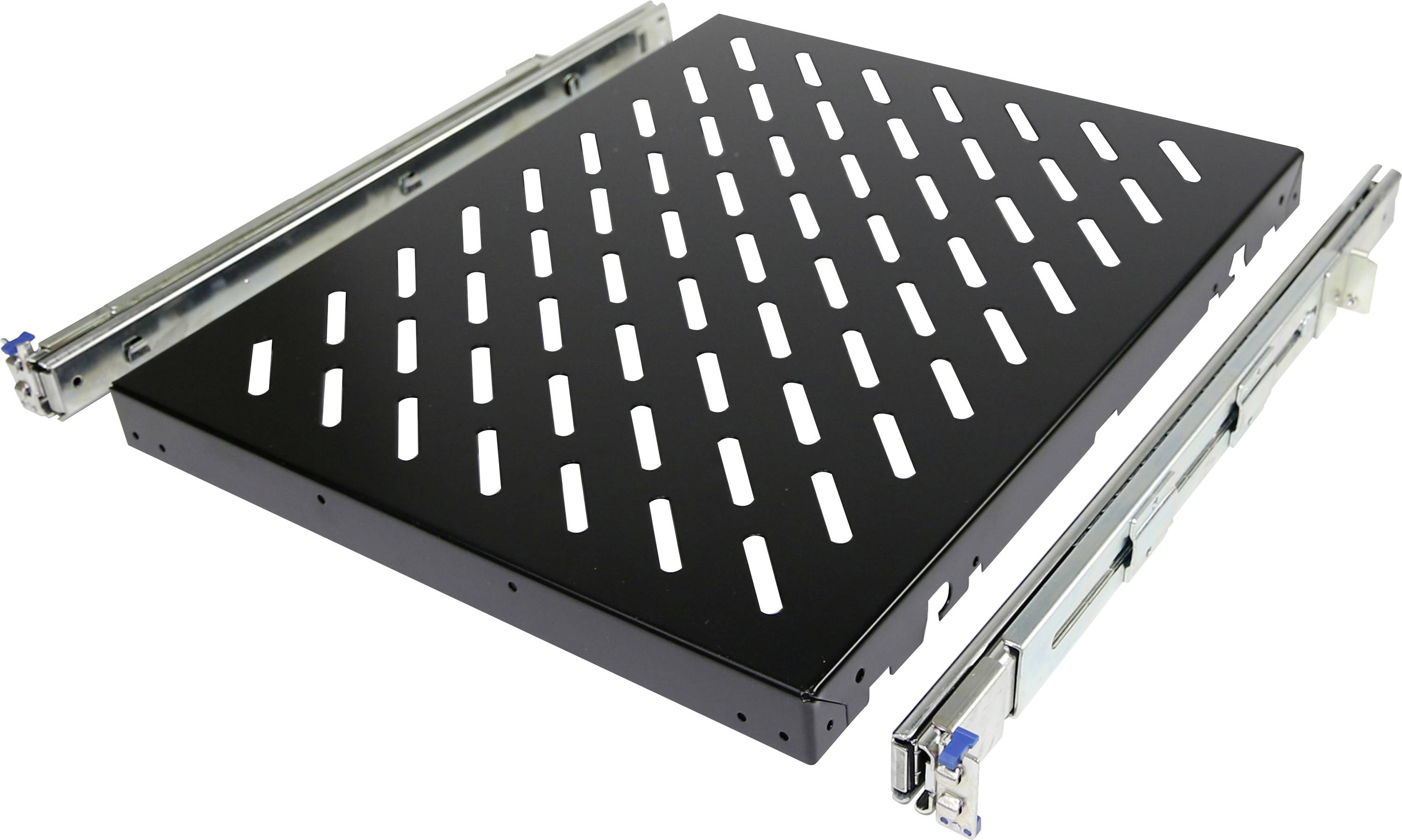 Rittal 5501.675 19 inch Server rack cabinet shelf 1 U Retractable Suitable for (cabinet depths): <gt/> 600 mm Black