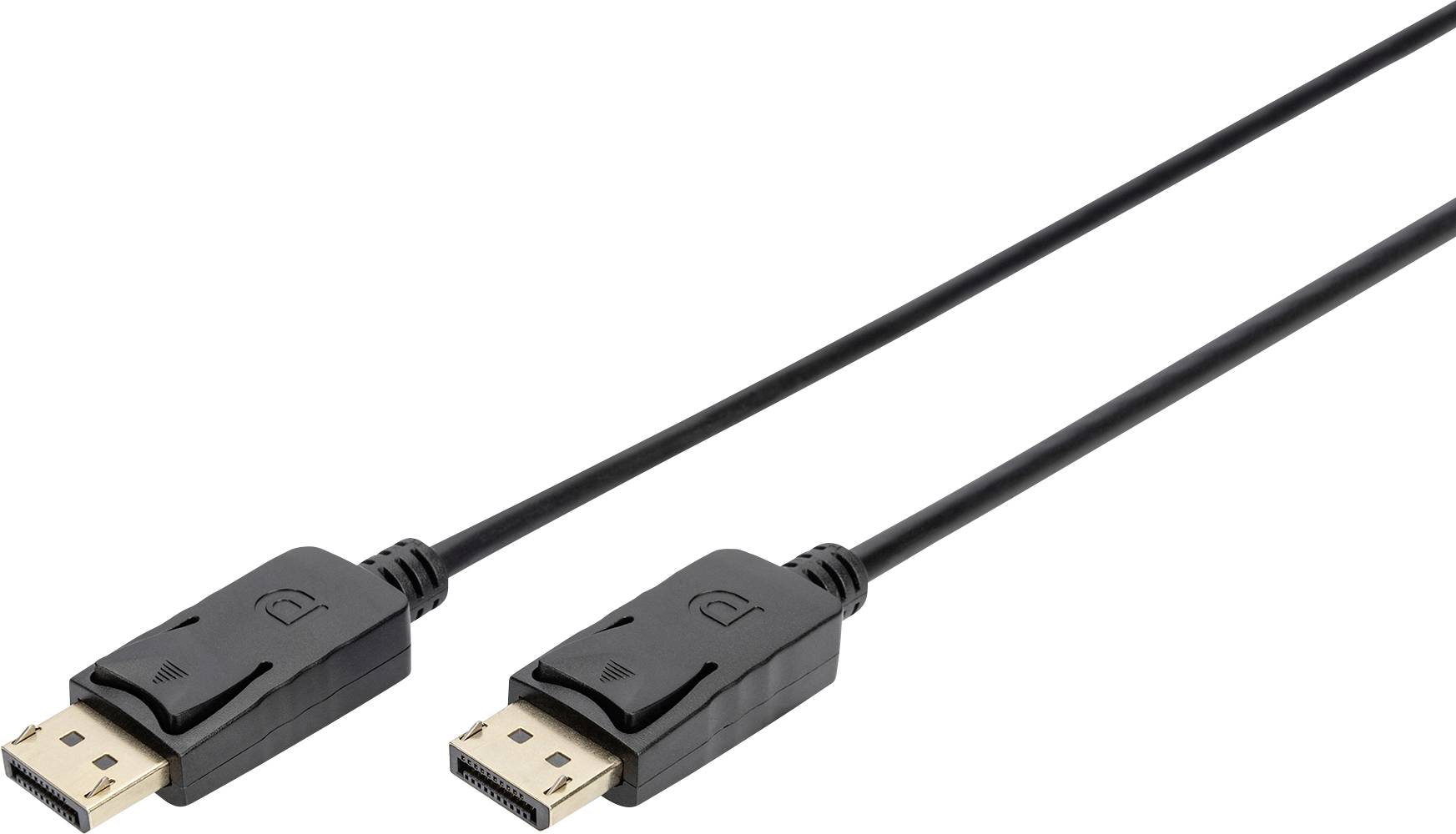 Digitus DisplayPort Cable DisplayPort plug, DisplayPort plug 1.00 m Black AK-340100-010-S DisplayPort cable
