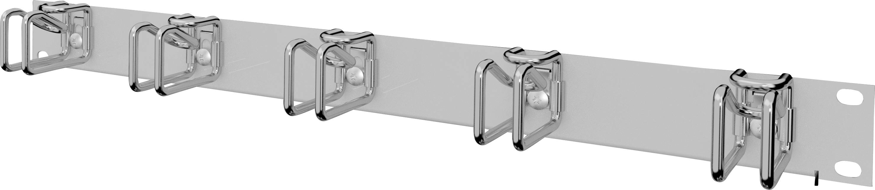 Rittal 7257.200 19 inch Server rack cabinet cable duct 1 U Grey