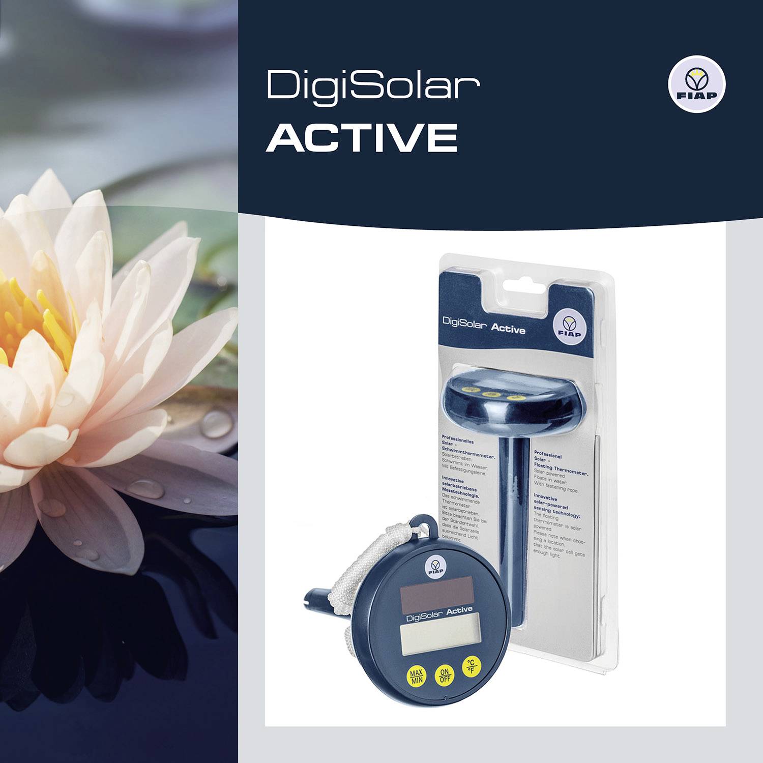 FIAP 2995 DigiSolar Active Solar pond thermometer