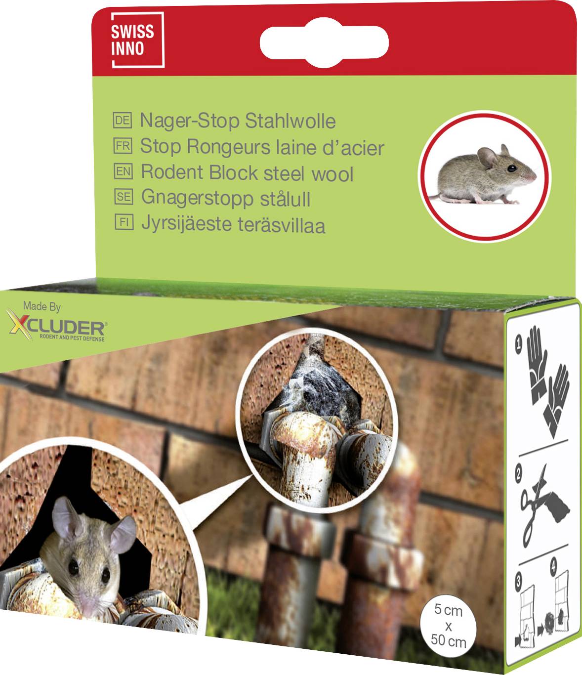 Swissinno Nager-Stop Stahlwolle Pest repellent 1 pc(s)