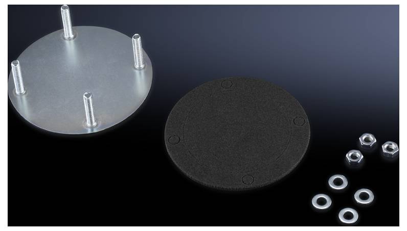 Rittal CP 6505.500 Top cover Steel plate Chrome 1 pc(s)