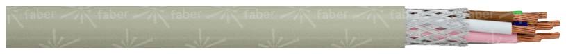 Faber Kabel LiYCY Control lead 6 x 0.75 mm² Grey 030572 Sold per metre