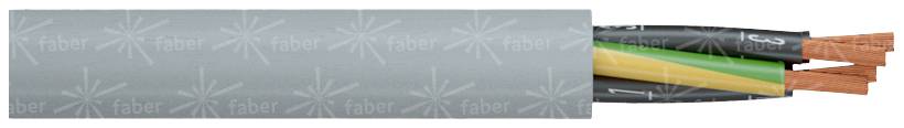 Faber Kabel YSLY-OZ Control lead 4 x 1.50 mm² Grey 030628 Sold per metre