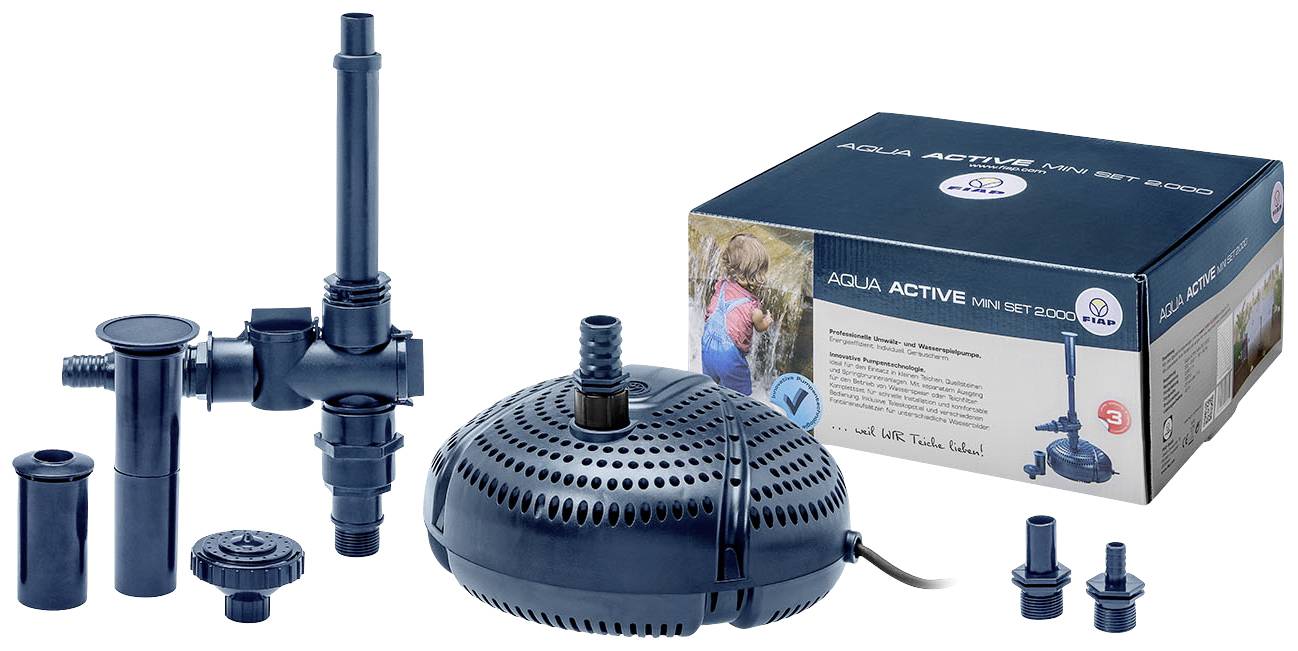 FIAP 2716 Aqua Active Mini Set 2000 Fountain pump, Waterfeature pump 2000 l/h