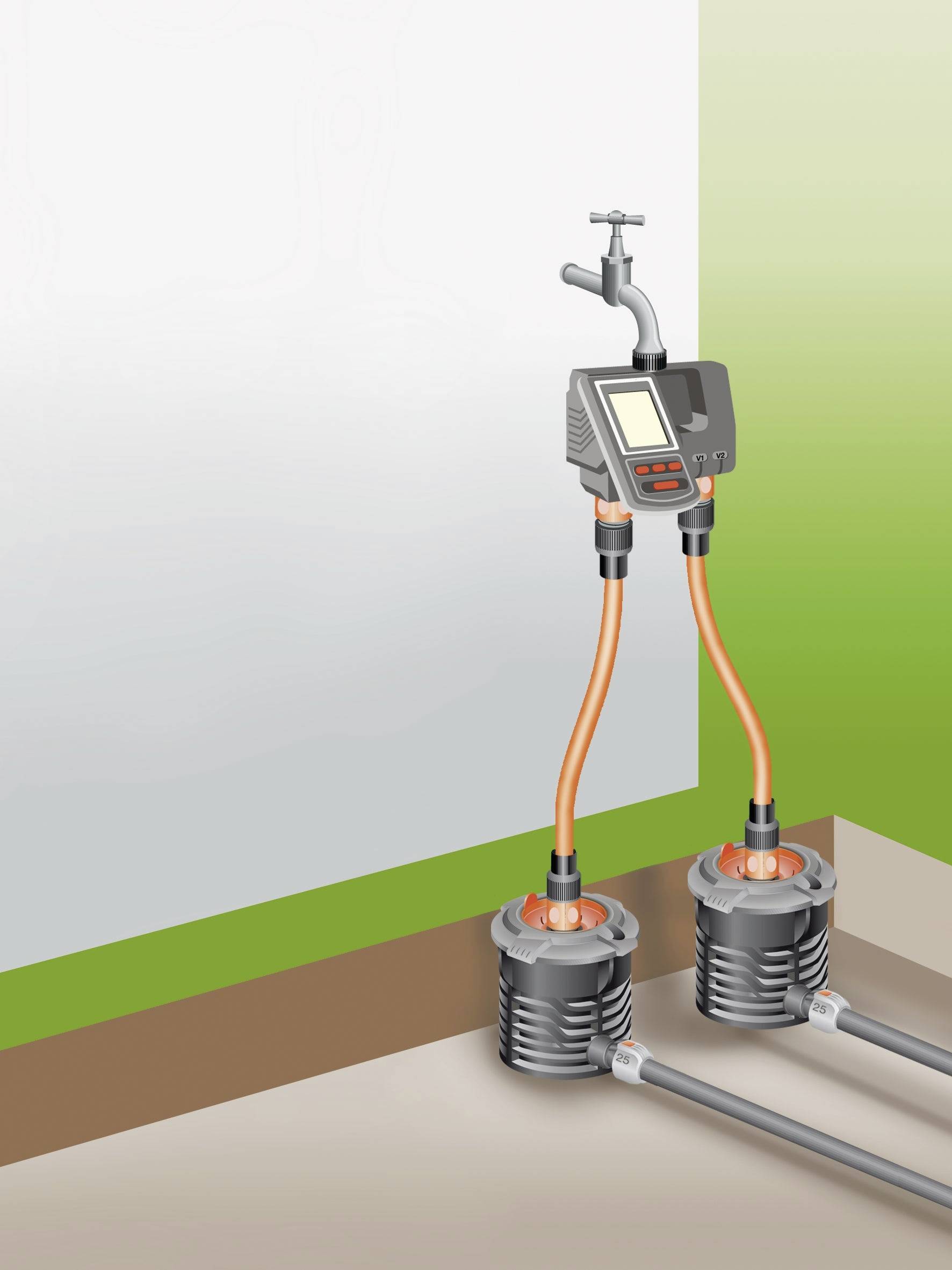 GARDENA 01874-20 MultiControl duo Irrigation control