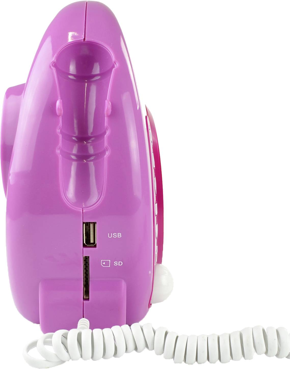 X4 Tech Bobby Joey Kids CD player CD, SD, USB Incl. microphone Pink