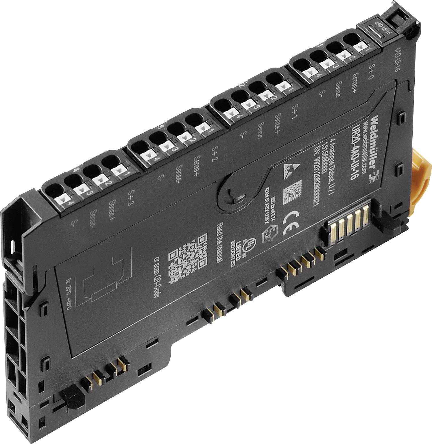 Weidmüller UR20-4AO-UI-16 1315680000 PLC add-on module 24 V DC
