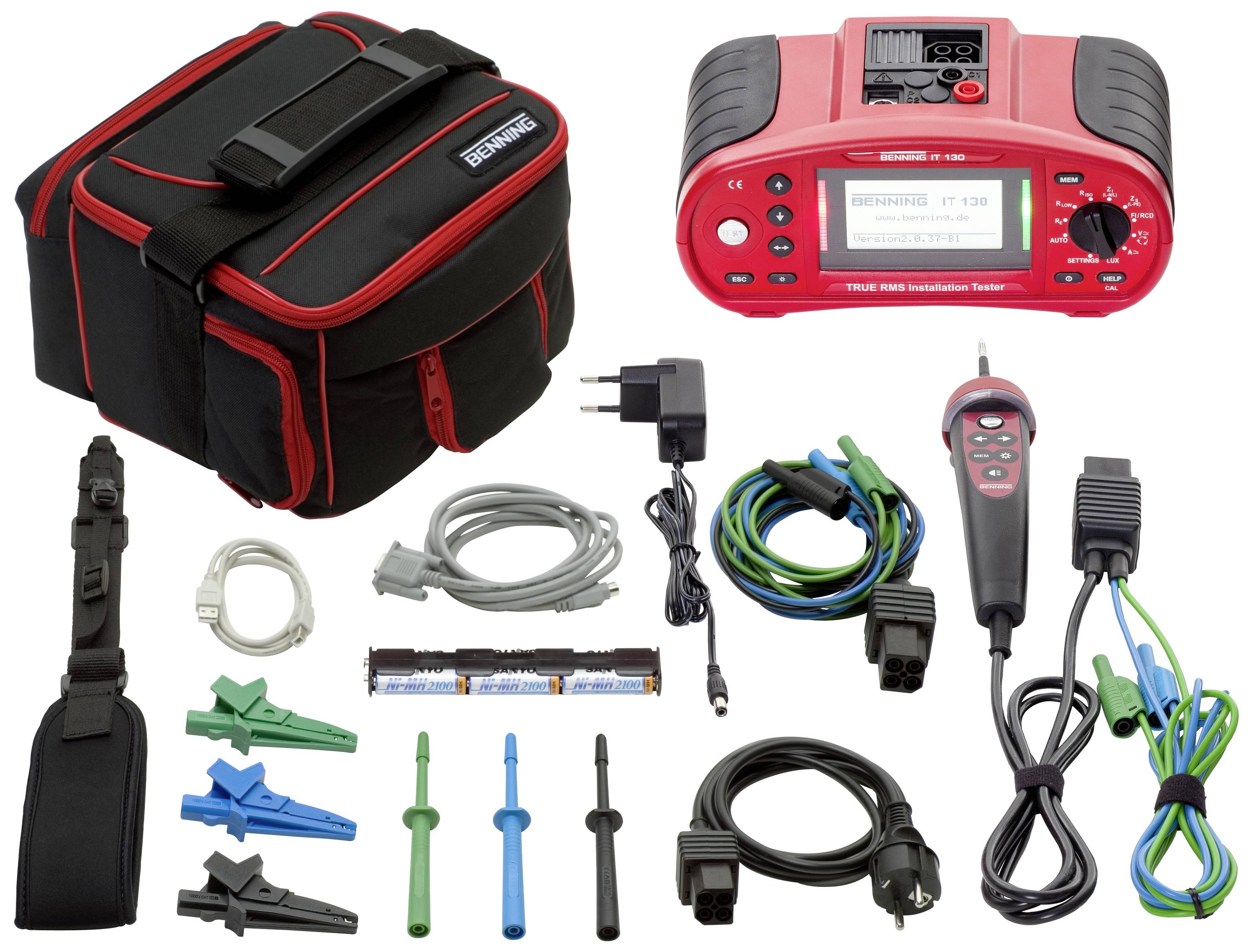 Benning IT 130 VDE tester Calibrated to (ISO standards)