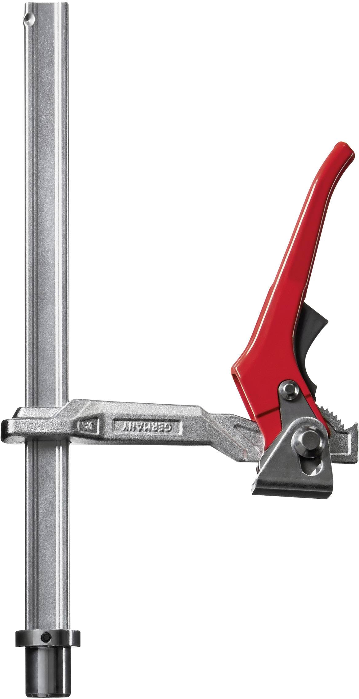 Lever clamp for welding tables Bessey TW28-30-12H Span width (max.):300 mm Nosing length:120 mm