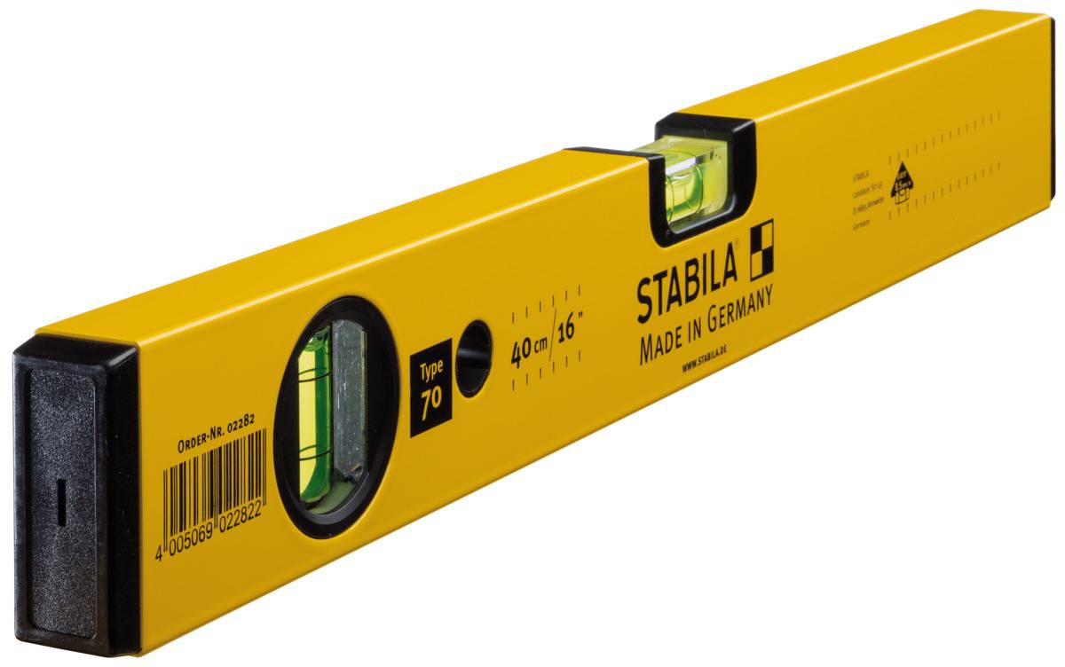 Stabila Type 70 2282 Alu spirit level 40 cm 0.5 mm/m