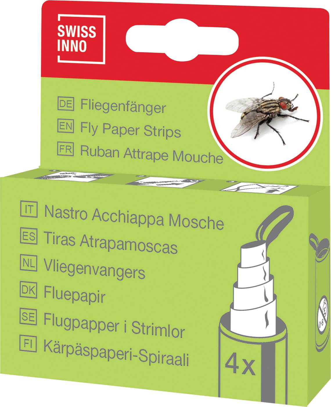 Swissinno Classic 1 222 000 Fly trap Adhesive film, Pheromone 4 pc(s)