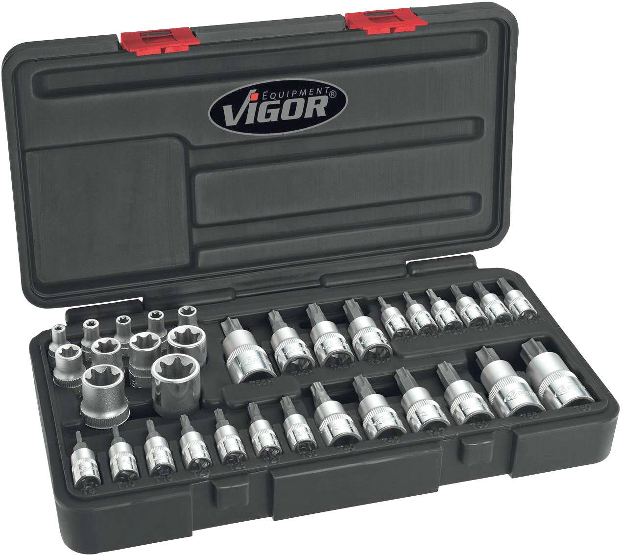 Vigor Bit set 1/4" (6.3 mm) 34-piece V1781