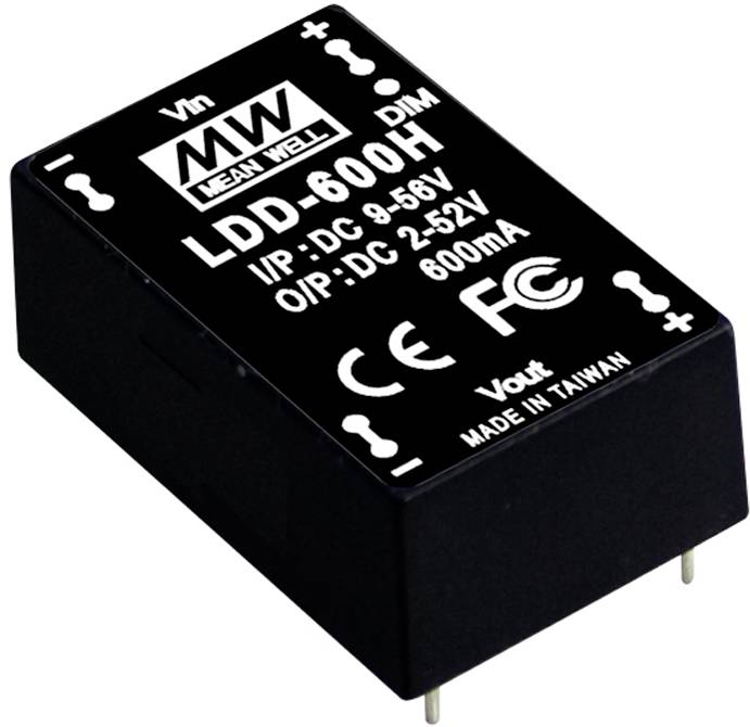 Mean Well LDD-700H DC/DC converter (print) 36.4 W No. of outputs: 1 x Content 1 pc(s)