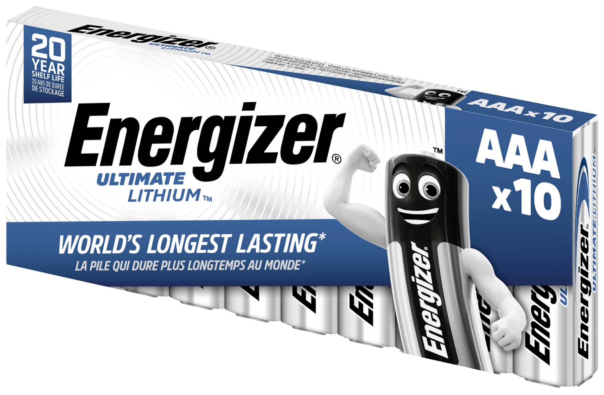 Energizer Ultimate FR03 AAA battery Lithium 1250 mAh 1.5 V 10 pc(s)