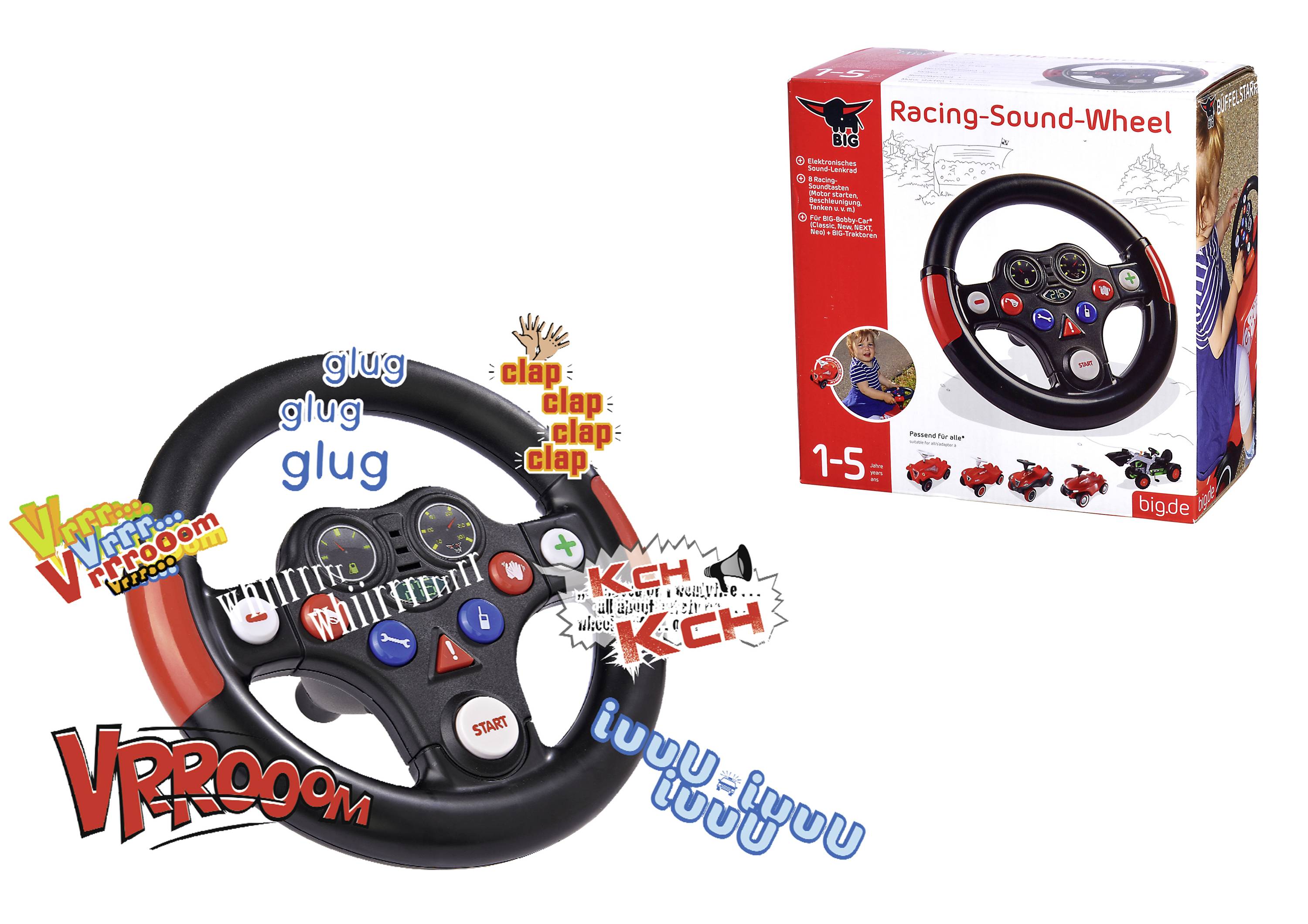 Big Bobby Car Racing Sound steering wheel