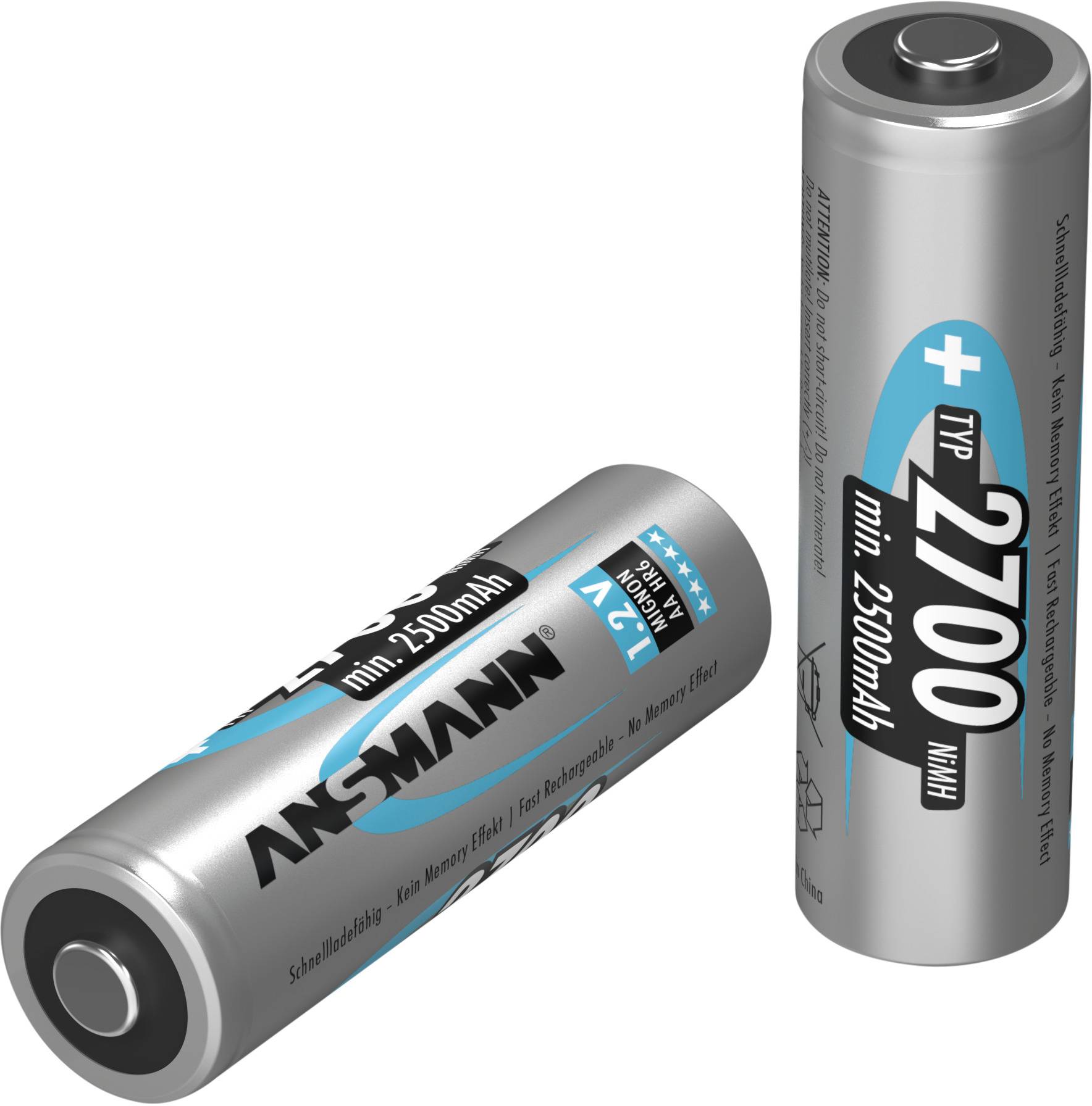 Ansmann 4+2 HR06 AA battery (rechargeable) NiMH 2700 mAh 1.2 V 6 pc(s)