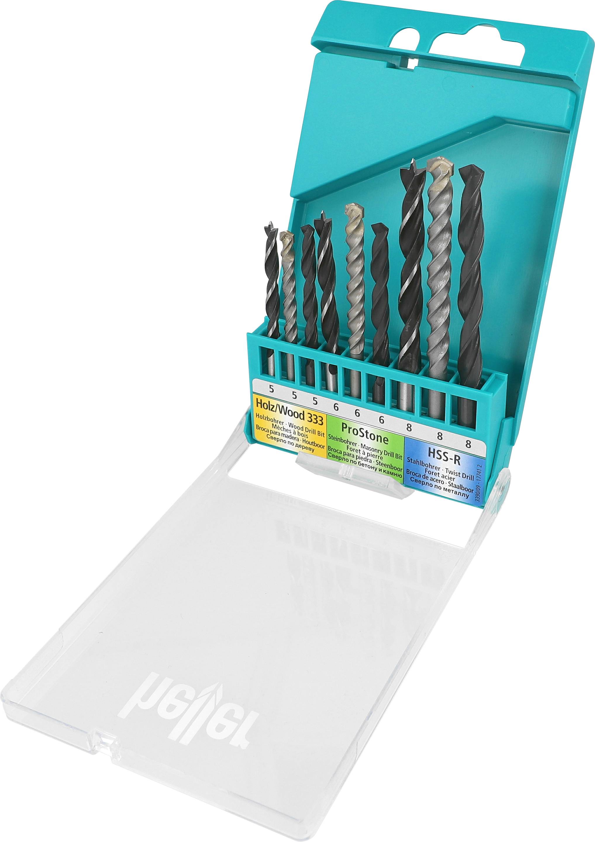 Heller 17741 2 9-piece Universal drill bit set
