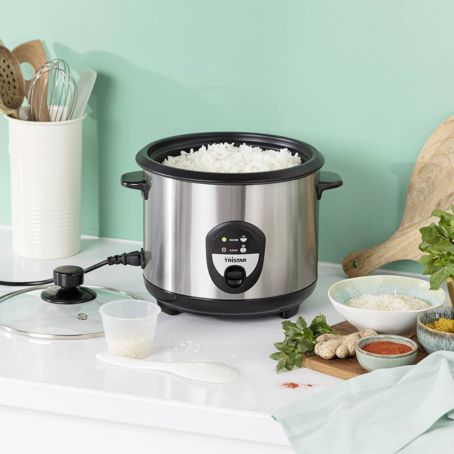 Tristar RK-6127 Rice cooker Stainless steel
