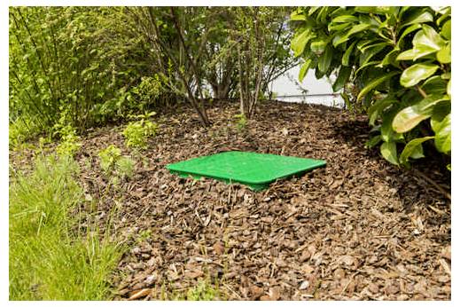 Heitronic 21042 Floor socket Black, Green