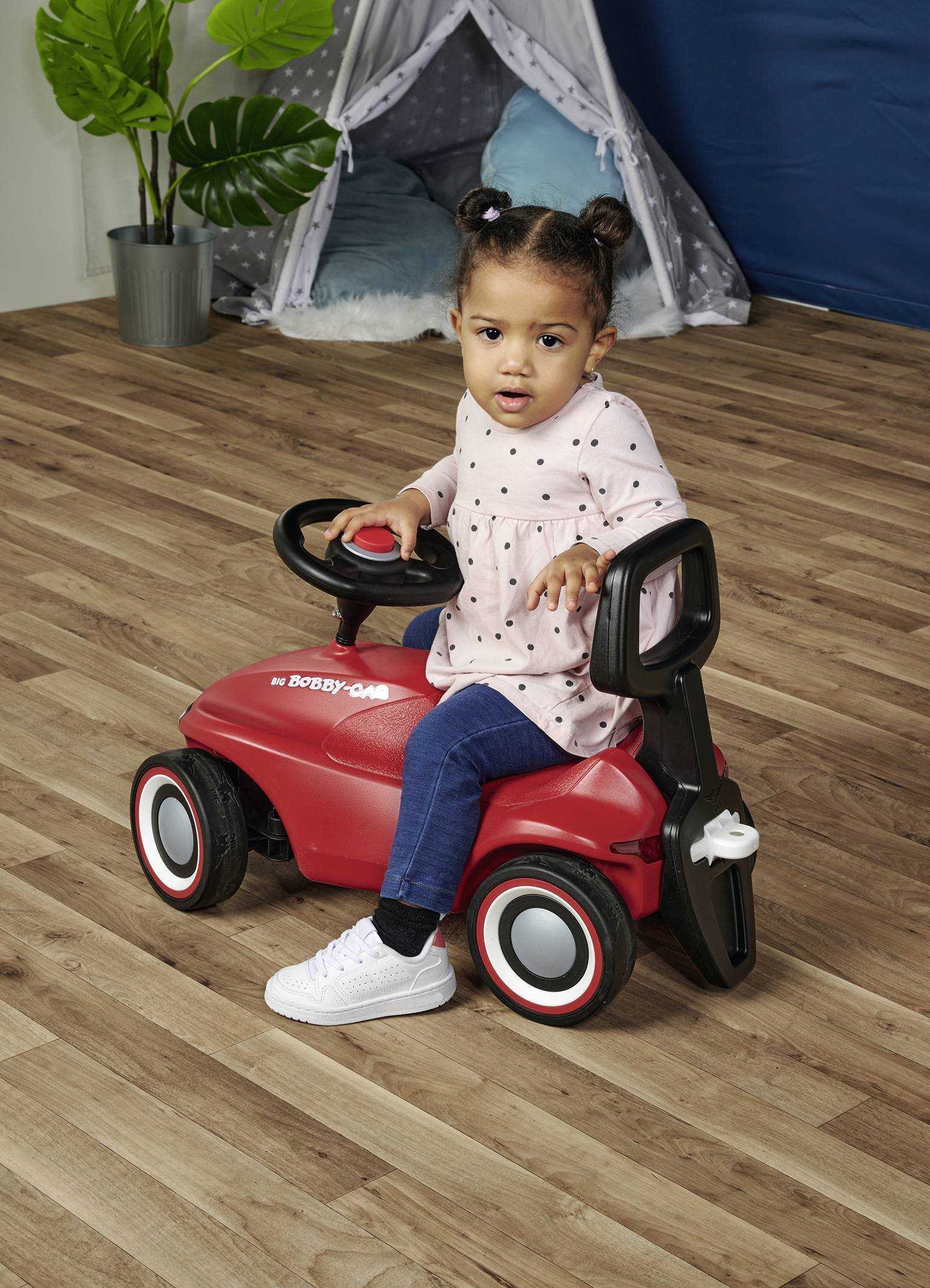 BIG Bobby Car running help/backrest