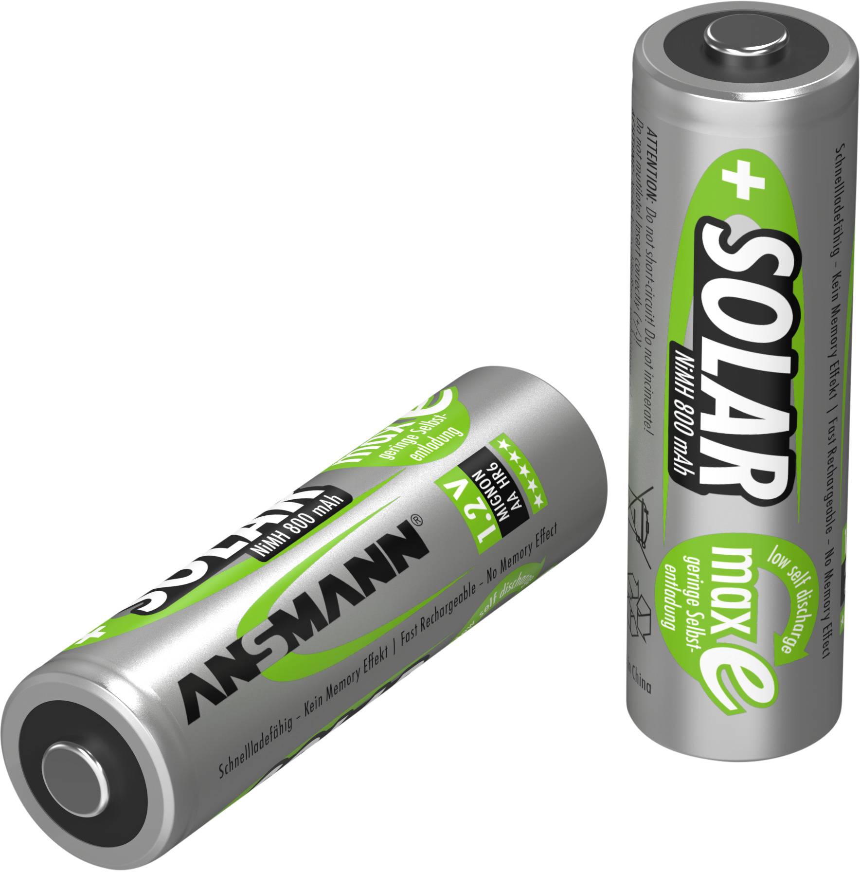 Ansmann HR06 Solar maxE AA battery (rechargeable) NiMH 800 mAh 1.2 V 2 pc(s)