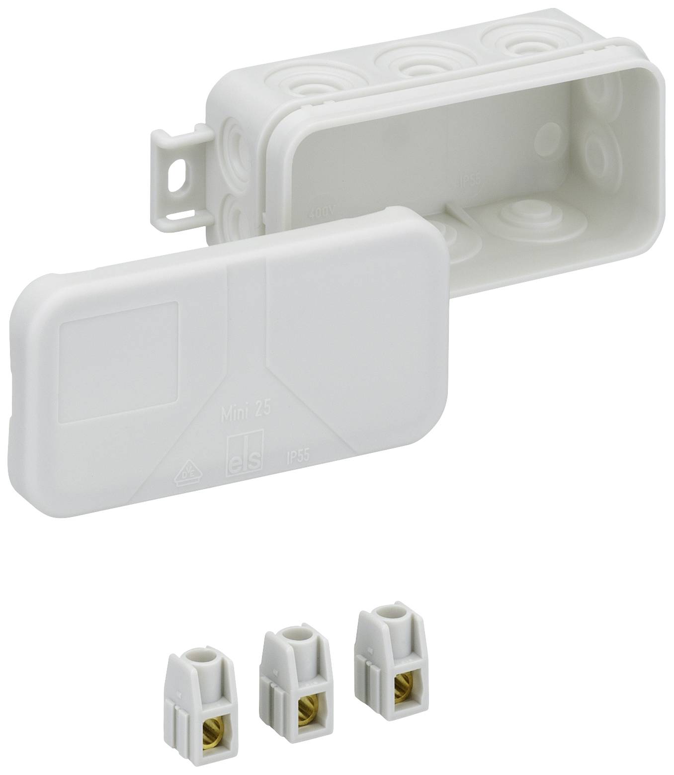 Spelsberg 31040801 Joint box (L x W x H) 89 x 43 x 38 mm Grey IP55 1 pc(s)