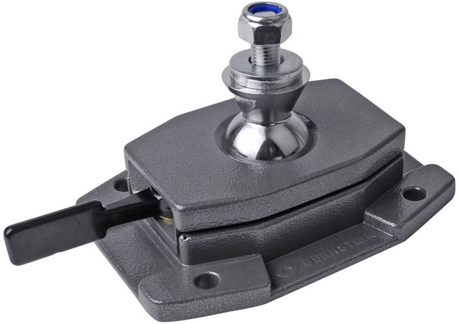 Grey rotary switch with lever, mounted on a rectangular base. A silver screw is visible above the switch.