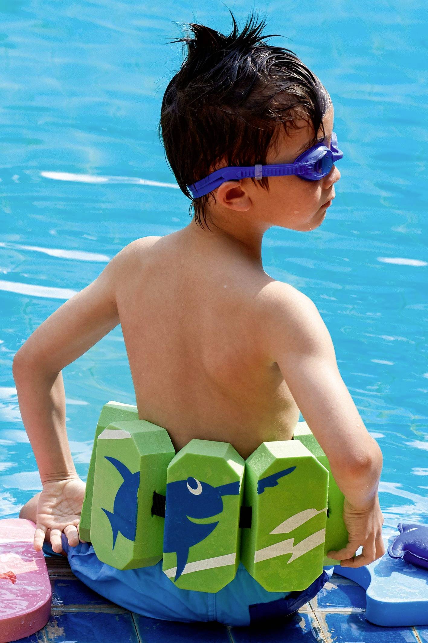 BECO floating belt sealife, green 96071-6