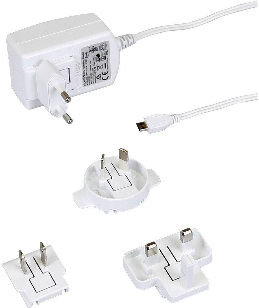 Raspberry Pi® T5875DV Mains PSU (fixed voltage) Compatible with (development kits): Raspberry Pi® Max. output current 2500 mA 1