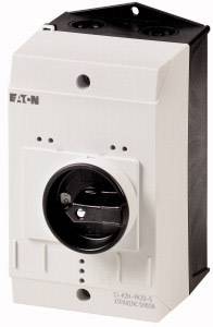 Eaton CI-K2-PKZ0-NA-G 262680 Enclosure + rotary switch (L x W x H) 130 x 100 x 160 mm Black, Grey 1 pc(s)