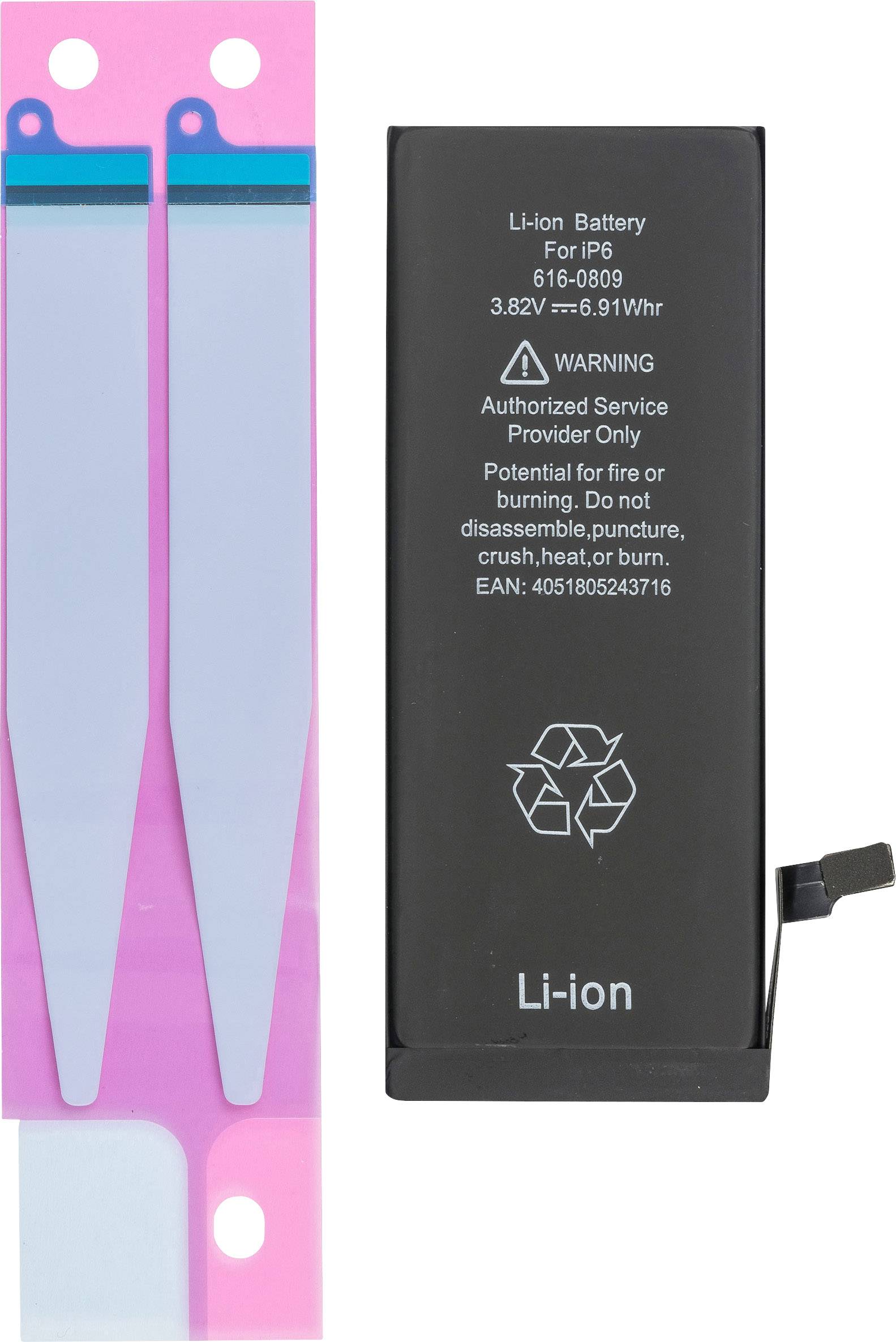 WECELL Mobile phone battery Apple iPhone 6 1810 mAh