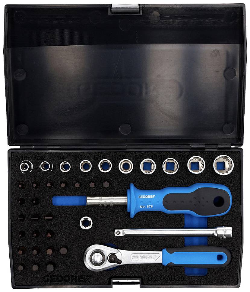 Gedore Bits Imperial 1/4" (6.3 mm) 37-piece 2010348