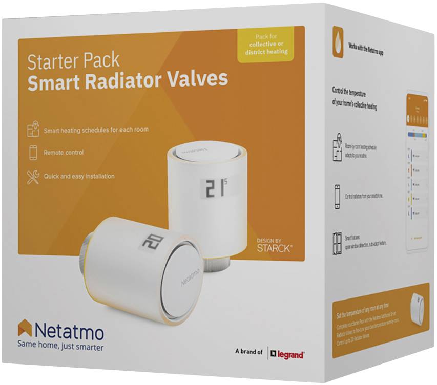 Netatmo Wireless thermostat head kit