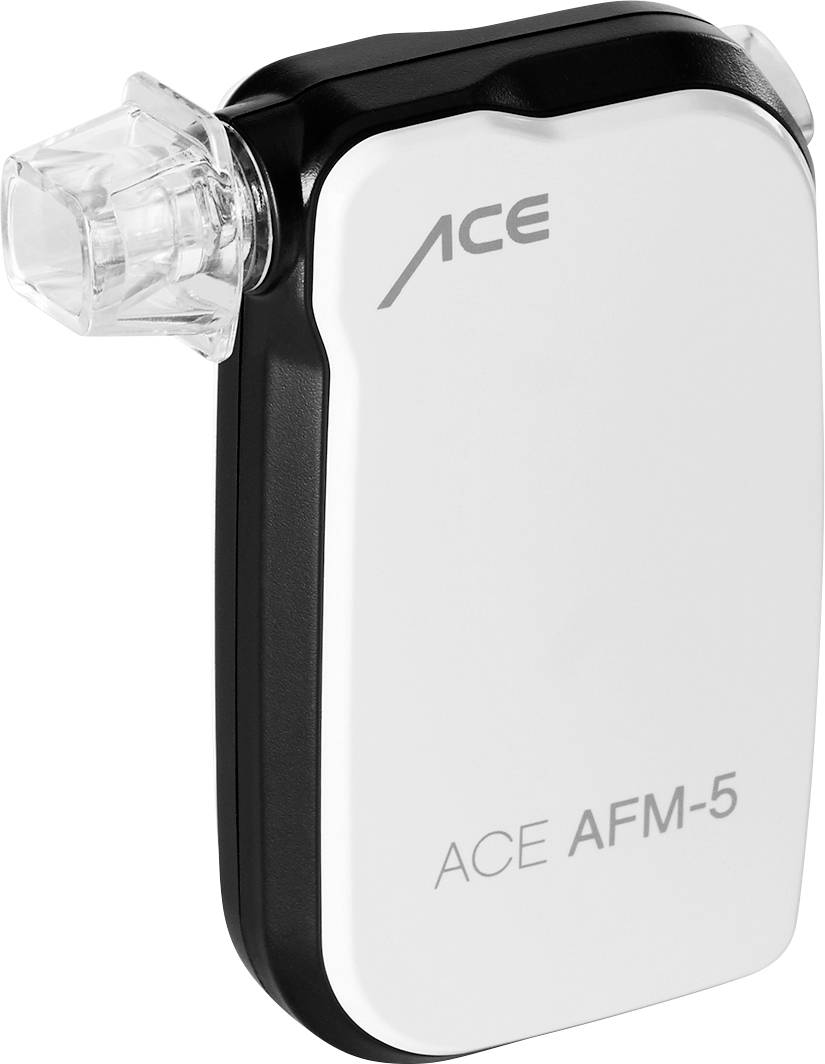 ACE AFM-5 Breathalyser White 0 up to 4 ‰ Displays results on smartphones