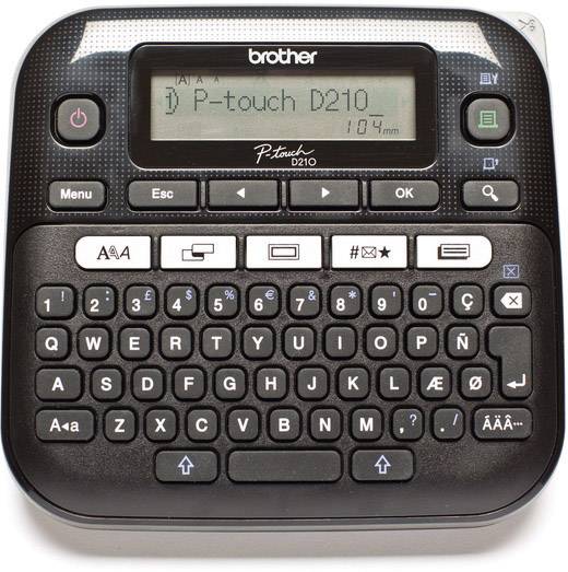 Brother P-touch D210 Label printer Suitable for scrolls: TZe 3.5 mm, 6 mm, 9 mm, 12 mm