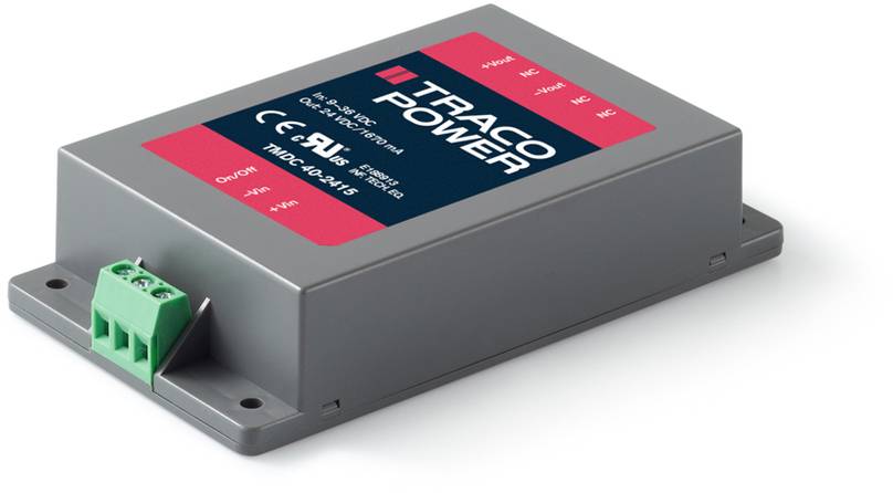TracoPower TMDC 40-2418 DC/DC converter (module) 24 V DC 48 V DC 835 mA 40 W No. of outputs: 1 x Content 1 pc(s)